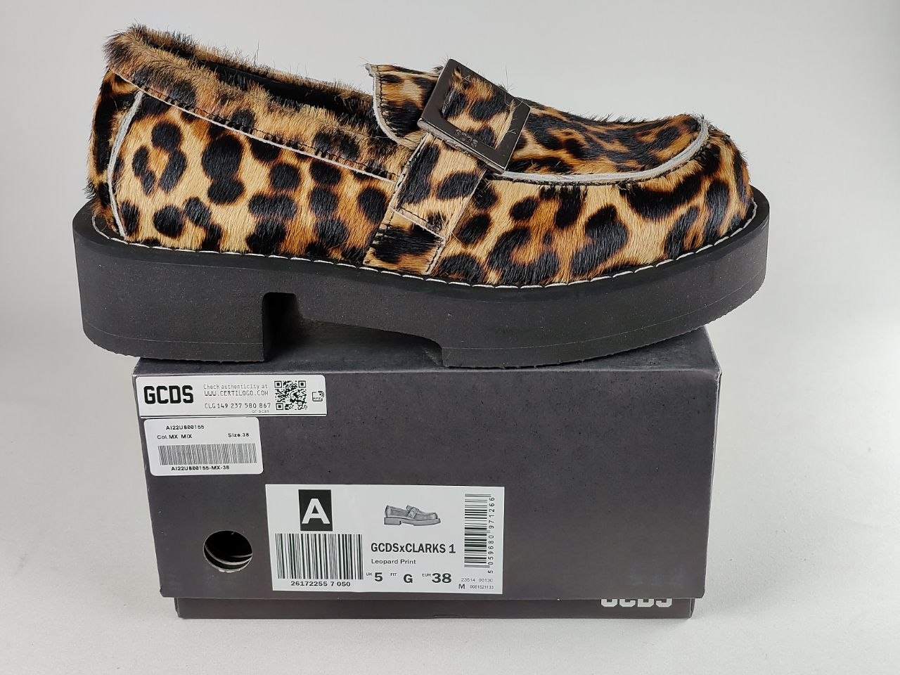 GCDS x Clarks 1 – Leopard Leather