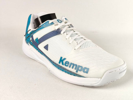 Kempa Wing Lite 2.0 White / Deep Blue Indoor Handball Shoes