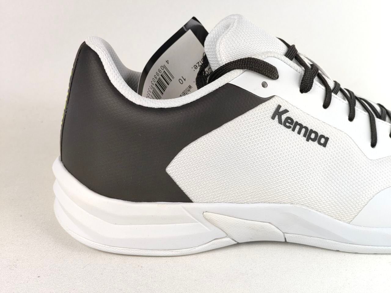 Kempa Kourtfly Three White / Black Indoor Court Shoes
