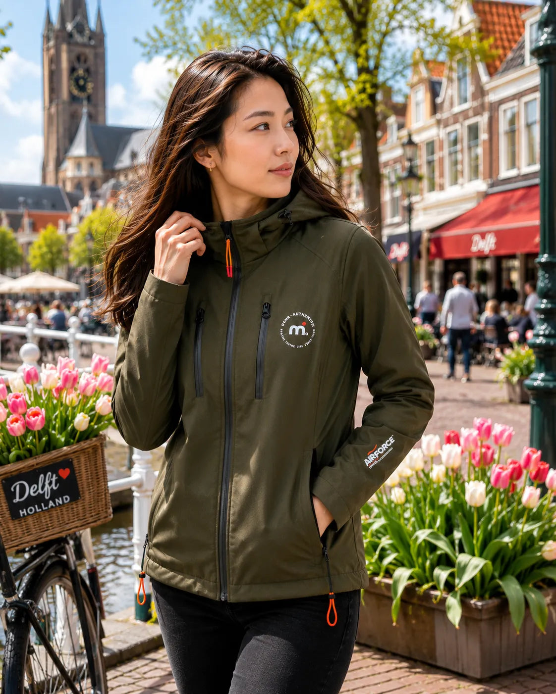 Mistral Tenerife Unisex 4-Season Softshell Jacket Army Green