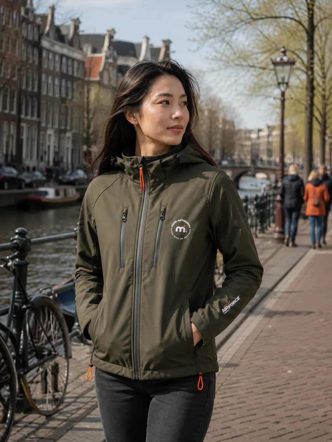 Mistral Tenerife Unisex 4-Season Softshell Jacket Army Green
