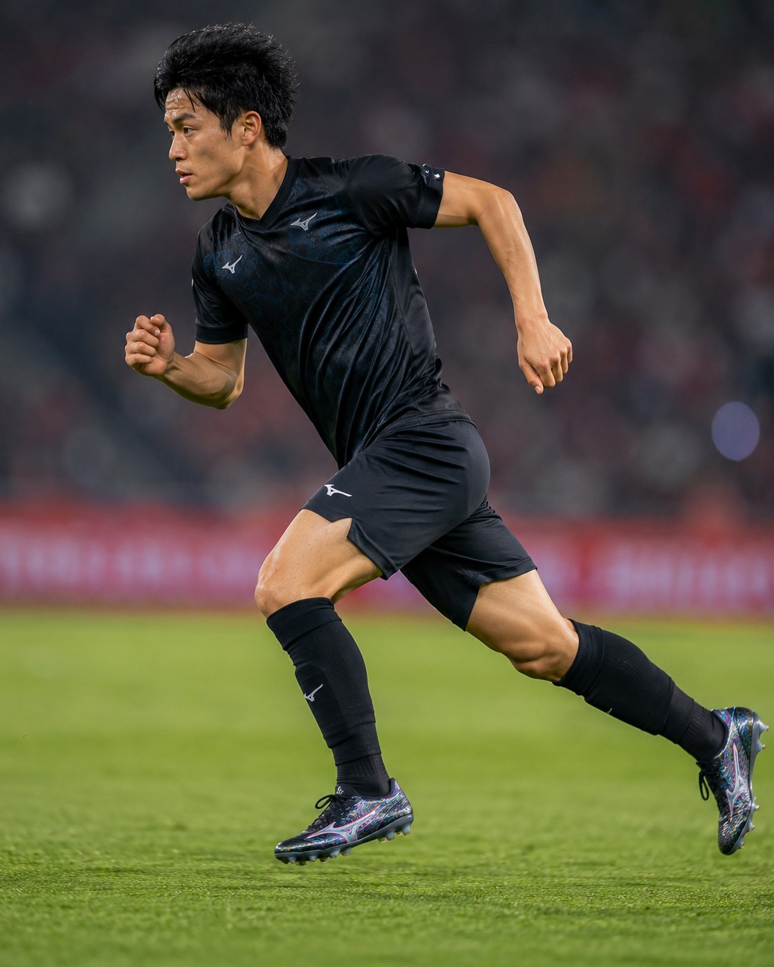Mizuno Alpha Japan FG Football Boots Black Iridescent