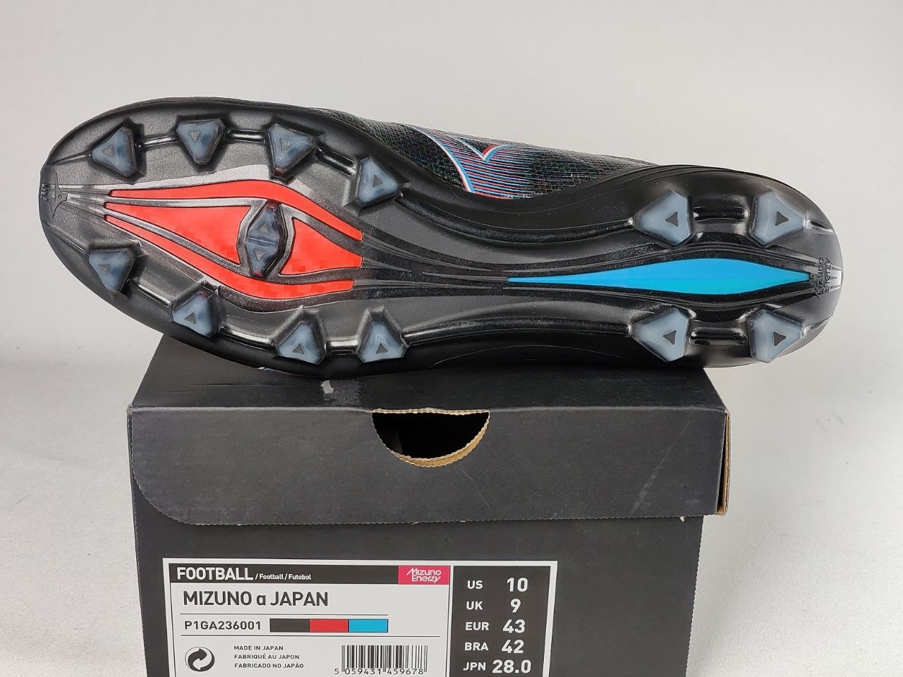 Mizuno Alpha Japan FG Football Boots Black Iridescent