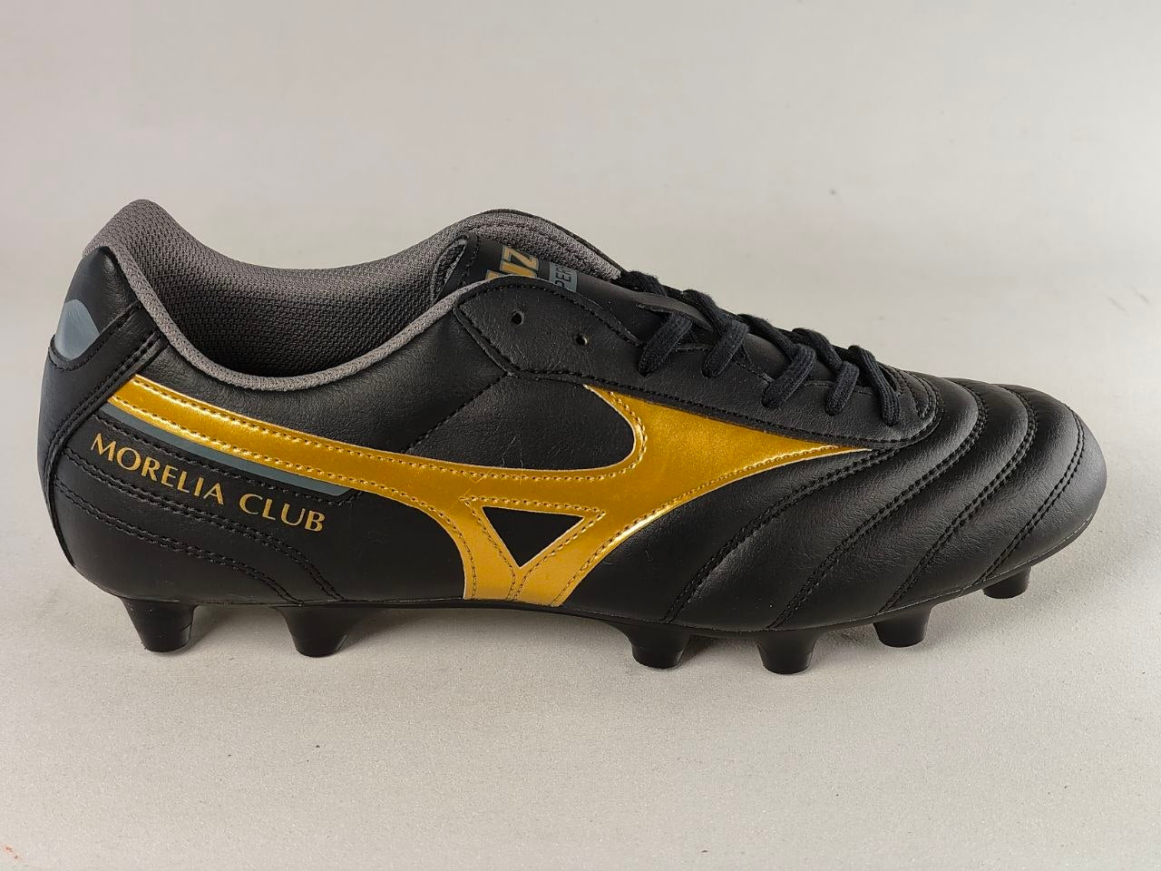 Mizuno Morelia II Club FG Black Gold Football Boots