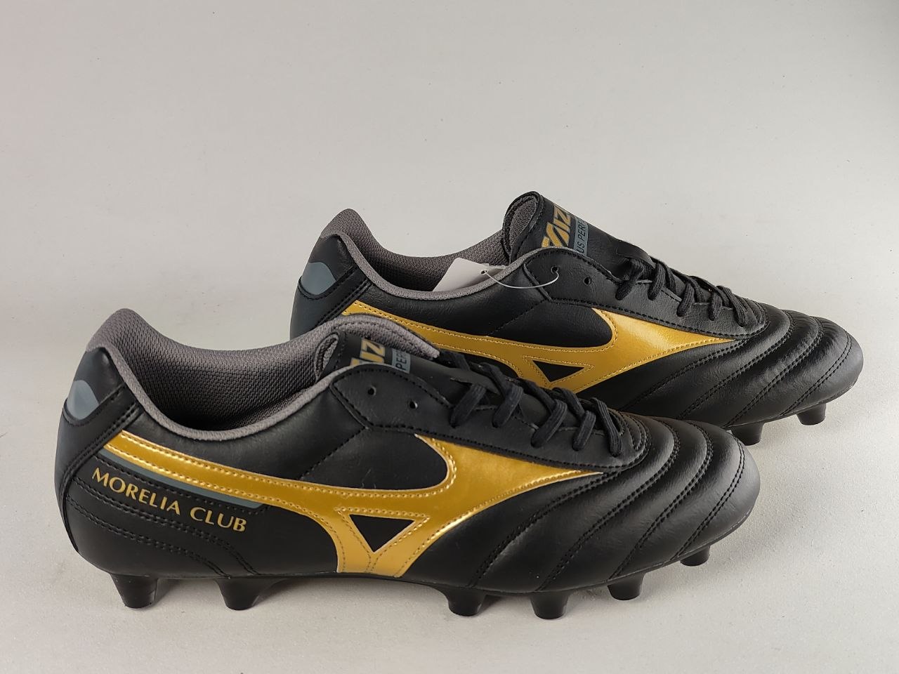 Mizuno Morelia II Club FG Black Gold Football Boots