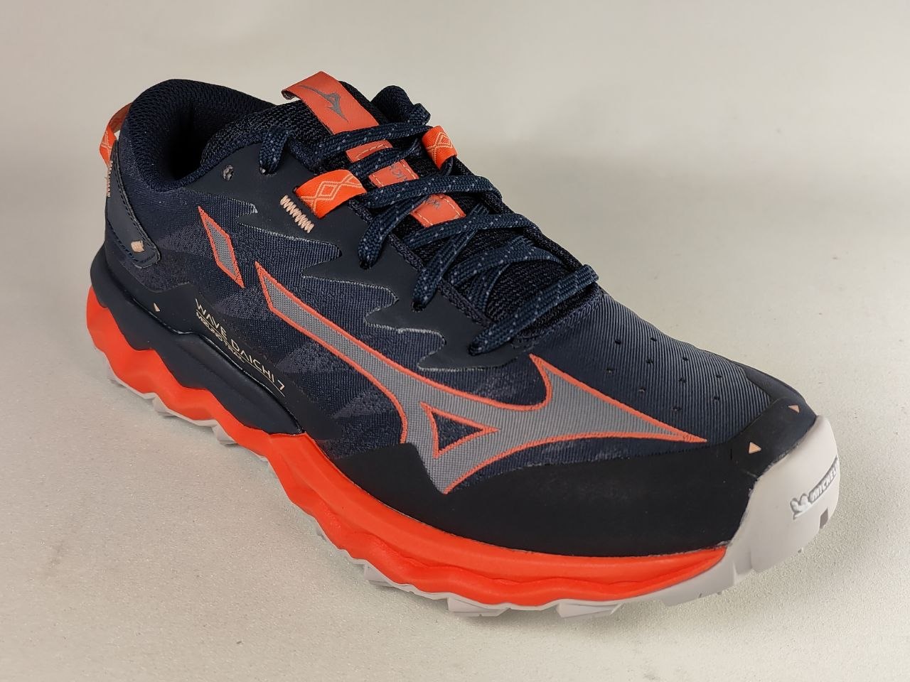 Mizuno Wave Daichi 7 Trail Running Shoes Navy Orange Women