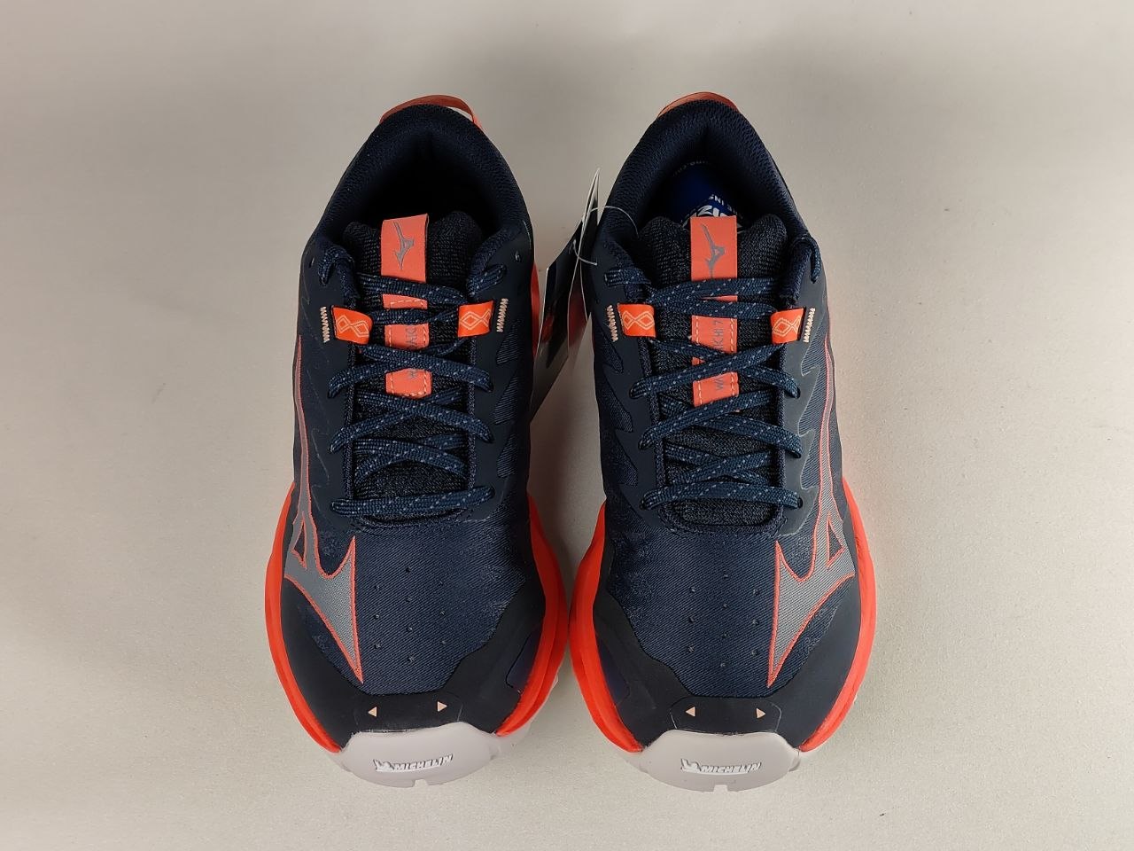 Mizuno Wave Daichi 7 Trail Running Shoes Navy Orange Women