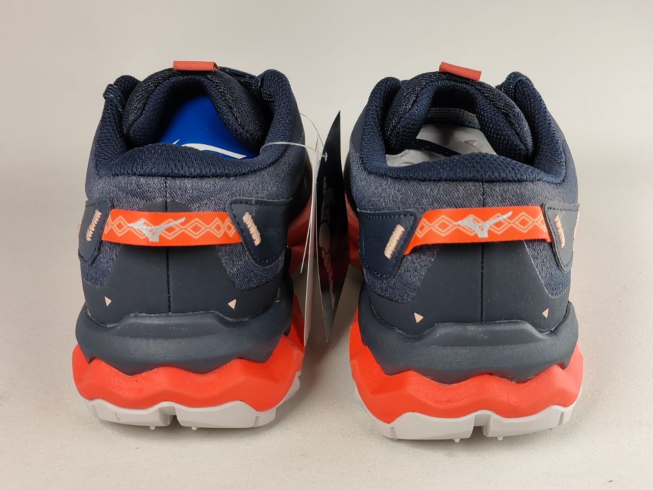 Mizuno Wave Daichi 7 Trail Running Shoes Navy Orange Women
