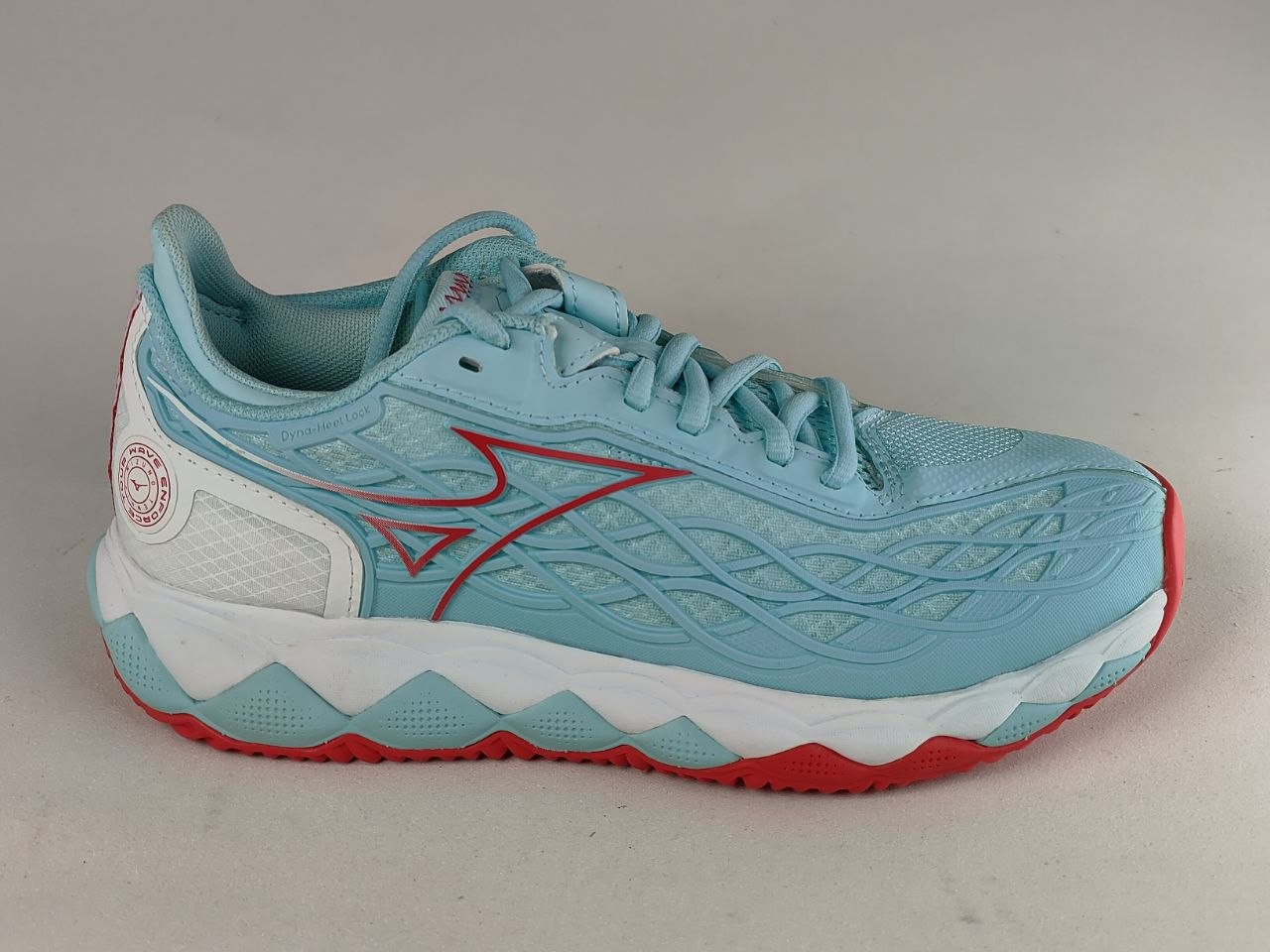 Mizuno Wave Enforce Tour CC Women's Tennis Shoes – Aqua Blue / Pink / White