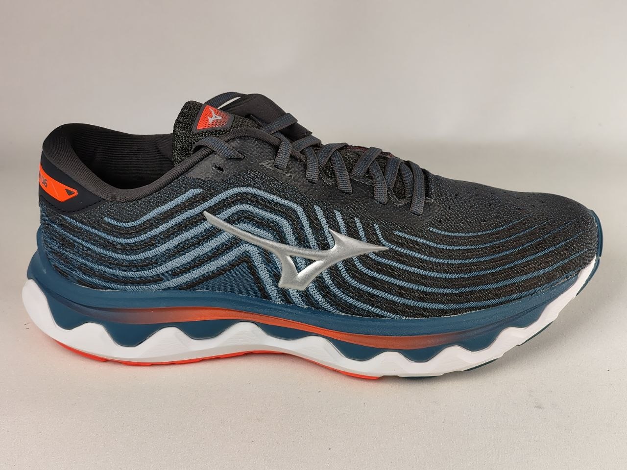 Mizuno-Wave-Horizon-6-Men’s-Stability-Running-Shoes-Black-Dark-Teal-Coral-