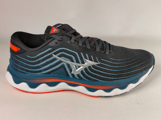 Mizuno-Wave-Horizon-6-Men’s-Stability-Running-Shoes-Black-Dark-Teal-Coral-