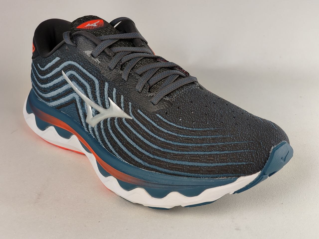 Mizuno-Wave-Horizon-6-Men’s-Stability-Running-Shoes-Black-Dark-Teal-Coral-