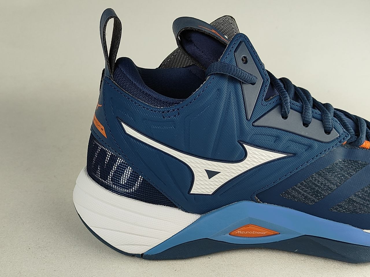 Mizuno-Wave-Momentum-2-Mid-Volleyball-Shoes-Blue-White-Orange-