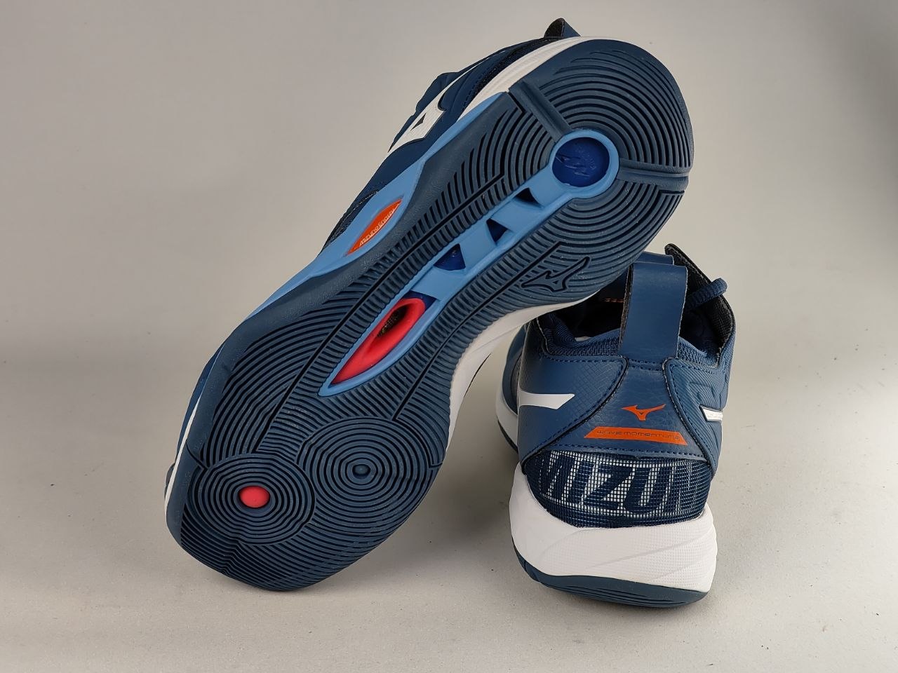 Mizuno-Wave-Momentum-2-Mid-Volleyball-Shoes-Blue-White-Orange-