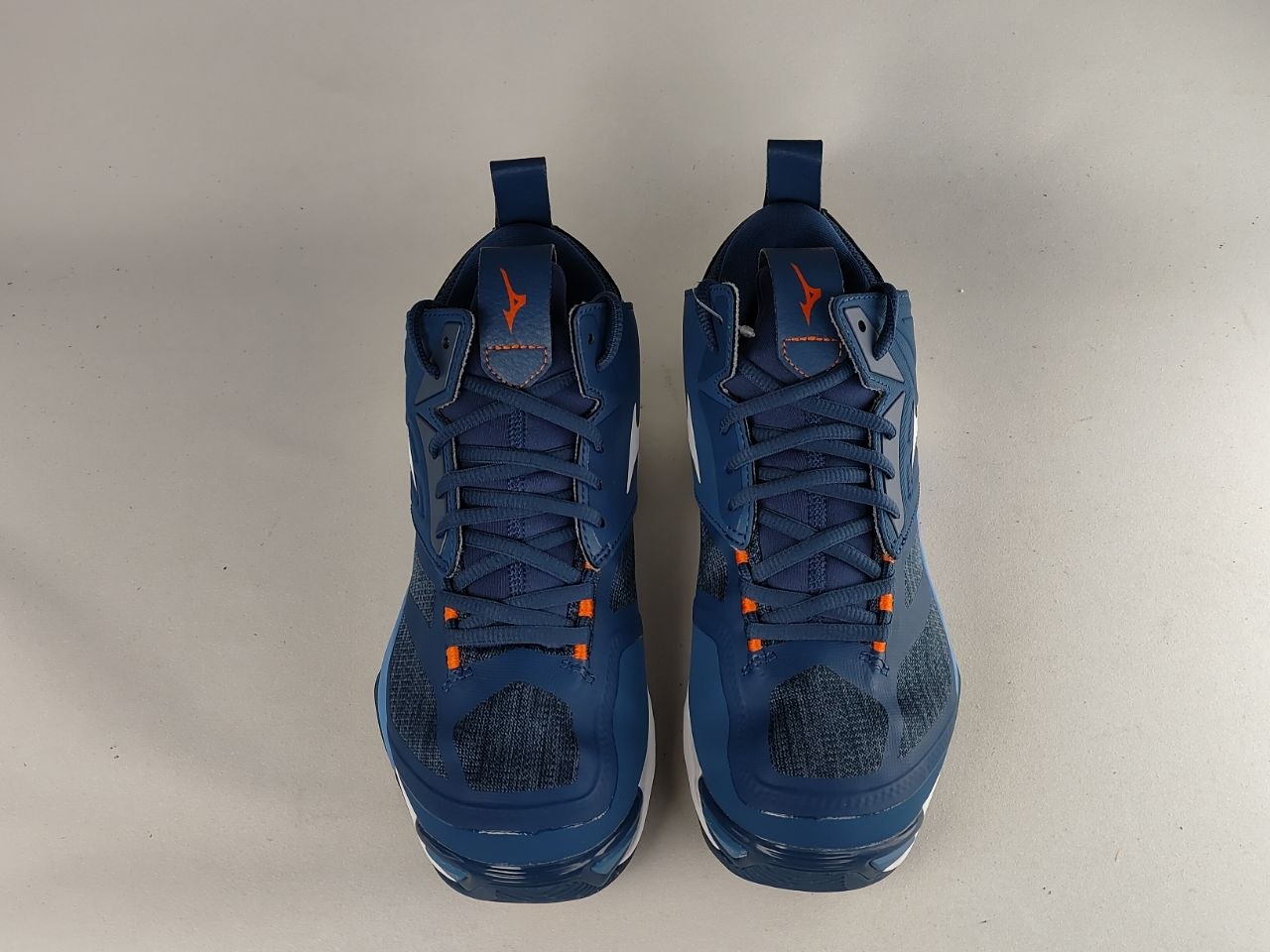 Mizuno-Wave-Momentum-2-Mid-Volleyball-Shoes-Blue-White-Orange-