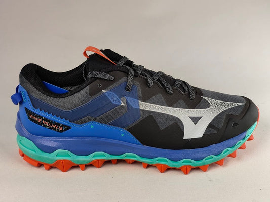 Mizuno-Wave-Mujin-9-Trail-Running-Shoes-Black-Royal-Blue-Mint-Orange-