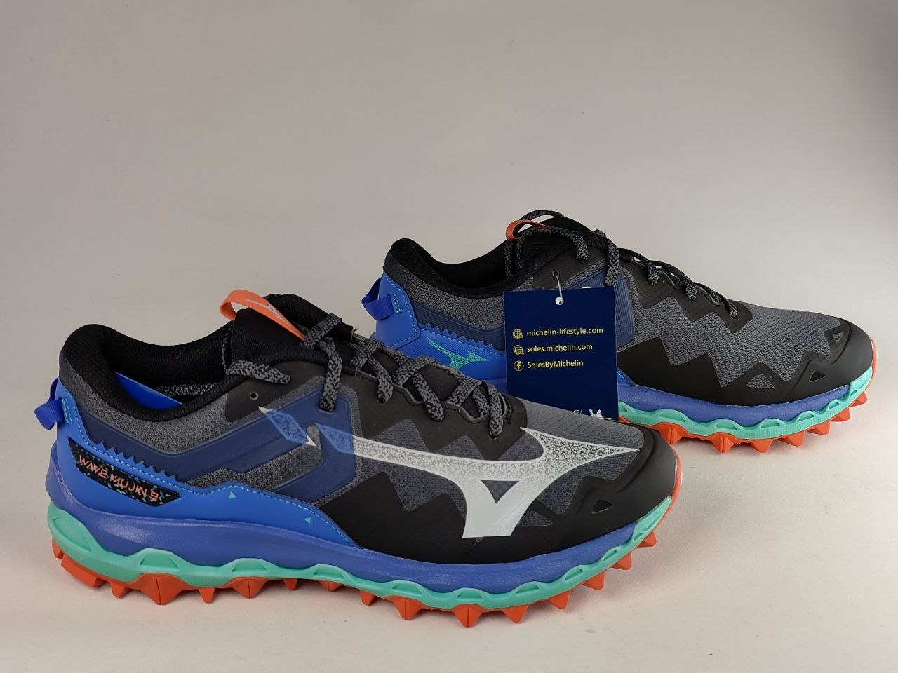 Mizuno-Wave-Mujin-9-Trail-Running-Shoes-Black-Royal-Blue-Mint-Orange-