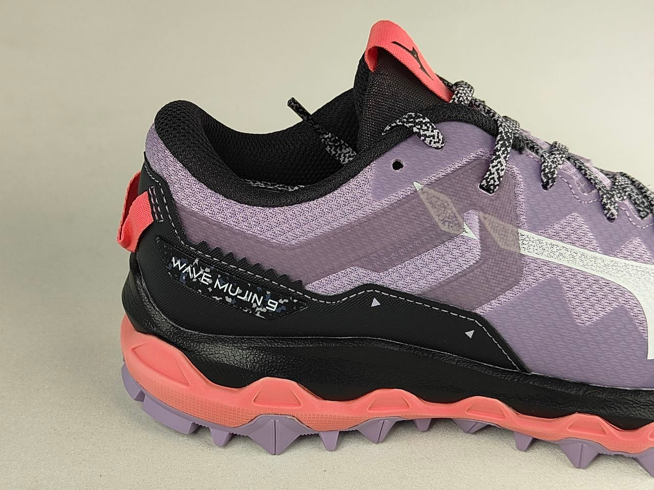 Mizuno-Wave-Mujin-9-Women’s-Trail-Running-Shoes-Lavender-Black-Coral-Pink-