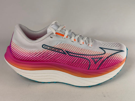 Mizuno Wave Rebellion Pro White Pink Running Shoes Women