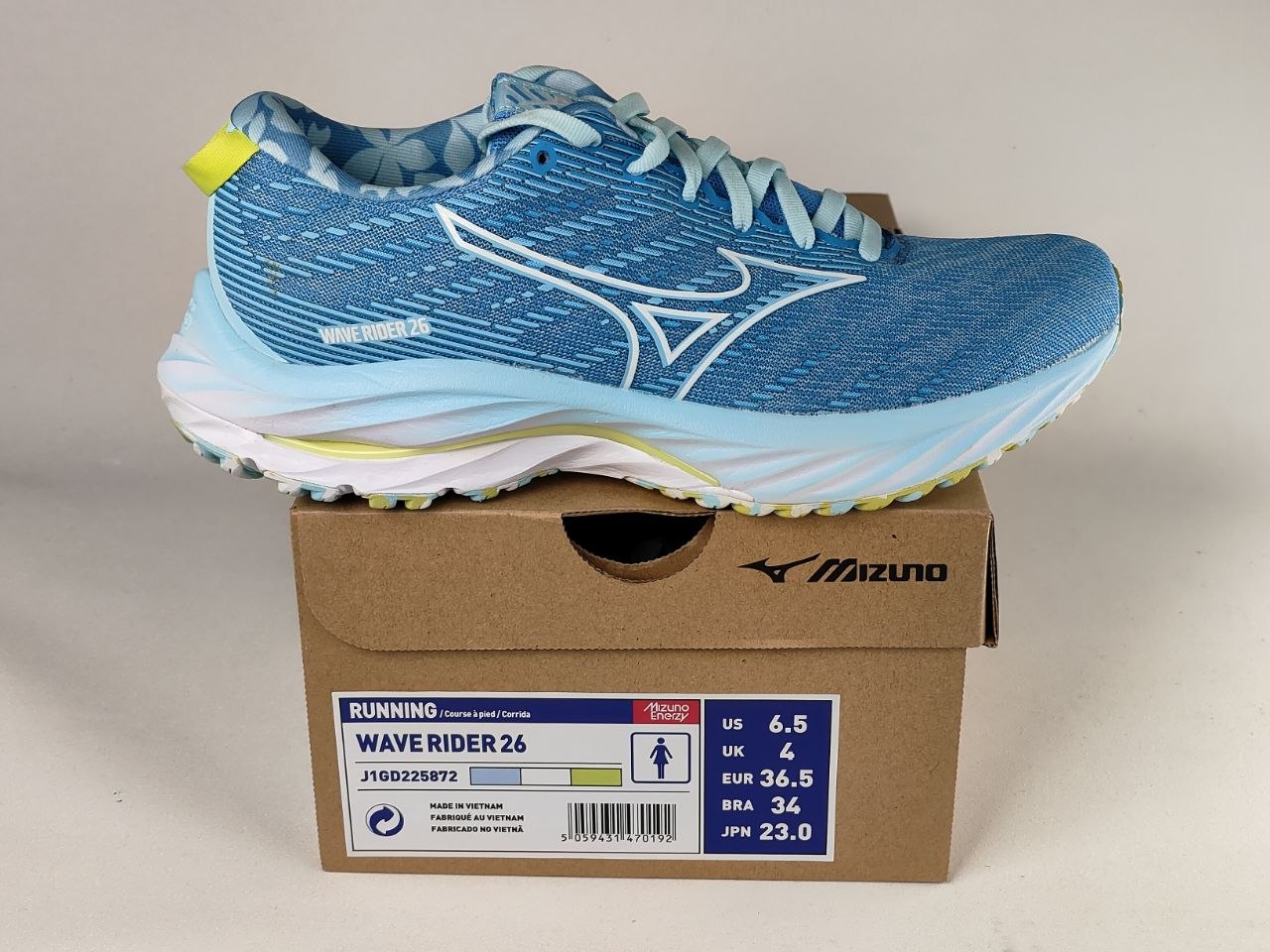 Mizuno-Wave-Rider-26-Women's-Running-Shoes-Blue-Mint-Green-White-