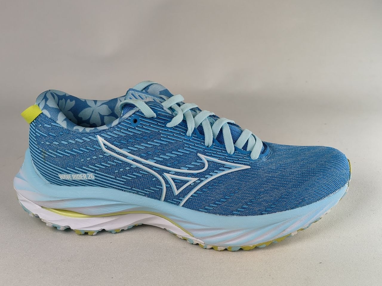Mizuno-Wave-Rider-26-Women's-Running-Shoes-Blue-Mint-Green-White-
