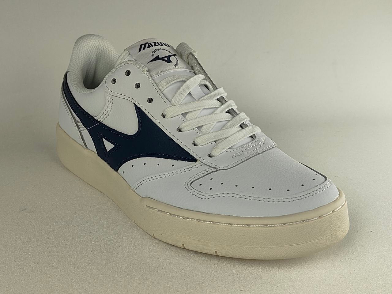 Mizuno City Wind Leather Lifestyle Sneakers – White Navy