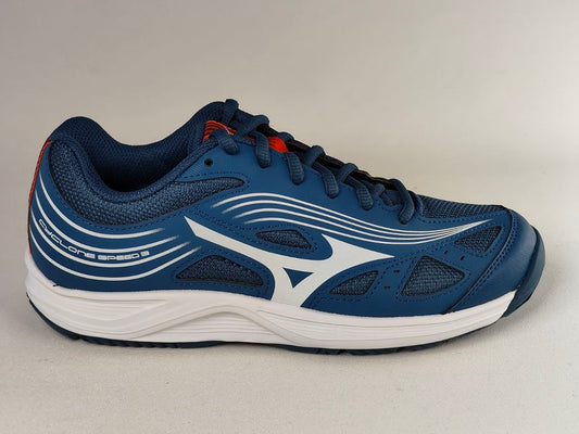 Mizuno Cyclone Speed 3 Indoor Court Shoes – Blue White-