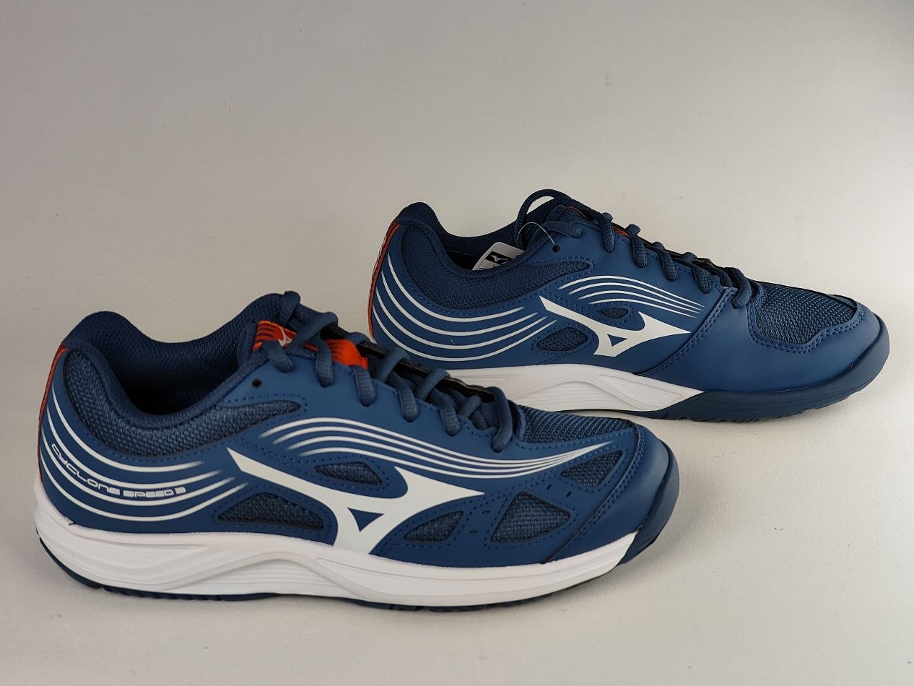 Mizuno Cyclone Speed 3 Indoor Court Shoes – Blue White-