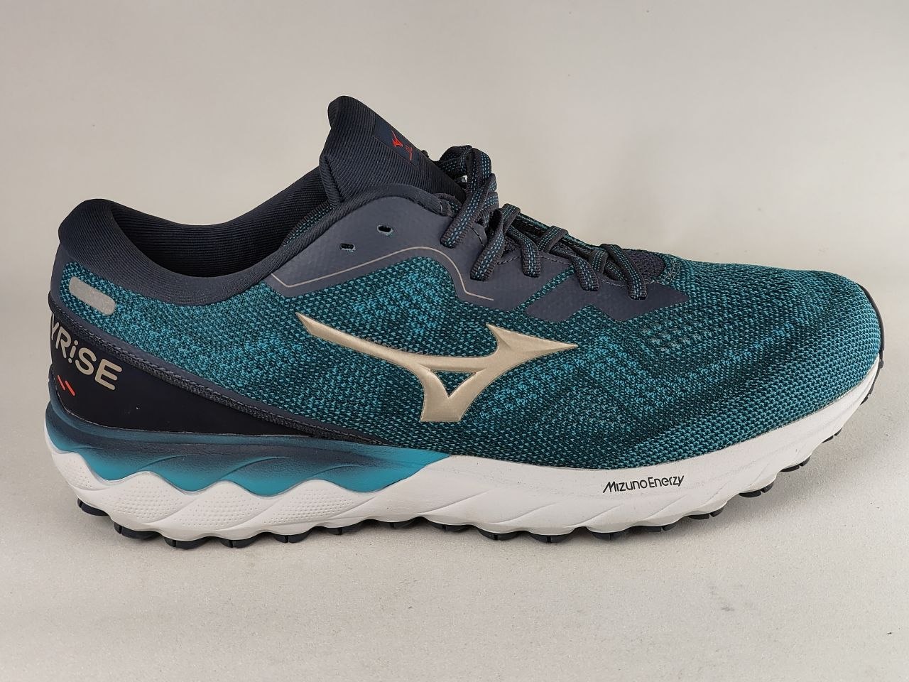Mizuno Wave Skyrise 2 Men's Running Shoes – Deep Teal  White  Navy