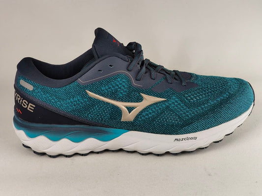 Mizuno Wave Skyrise 2 Men's Running Shoes – Deep Teal  White  Navy
