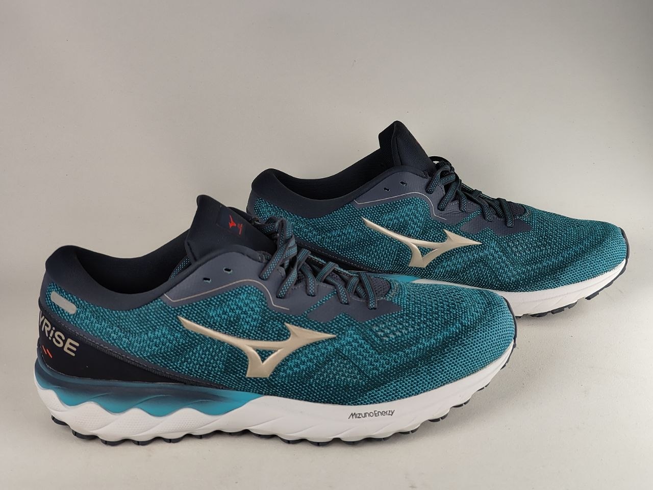 Mizuno Wave Skyrise 2 Men's Running Shoes – Deep Teal  White  Navy