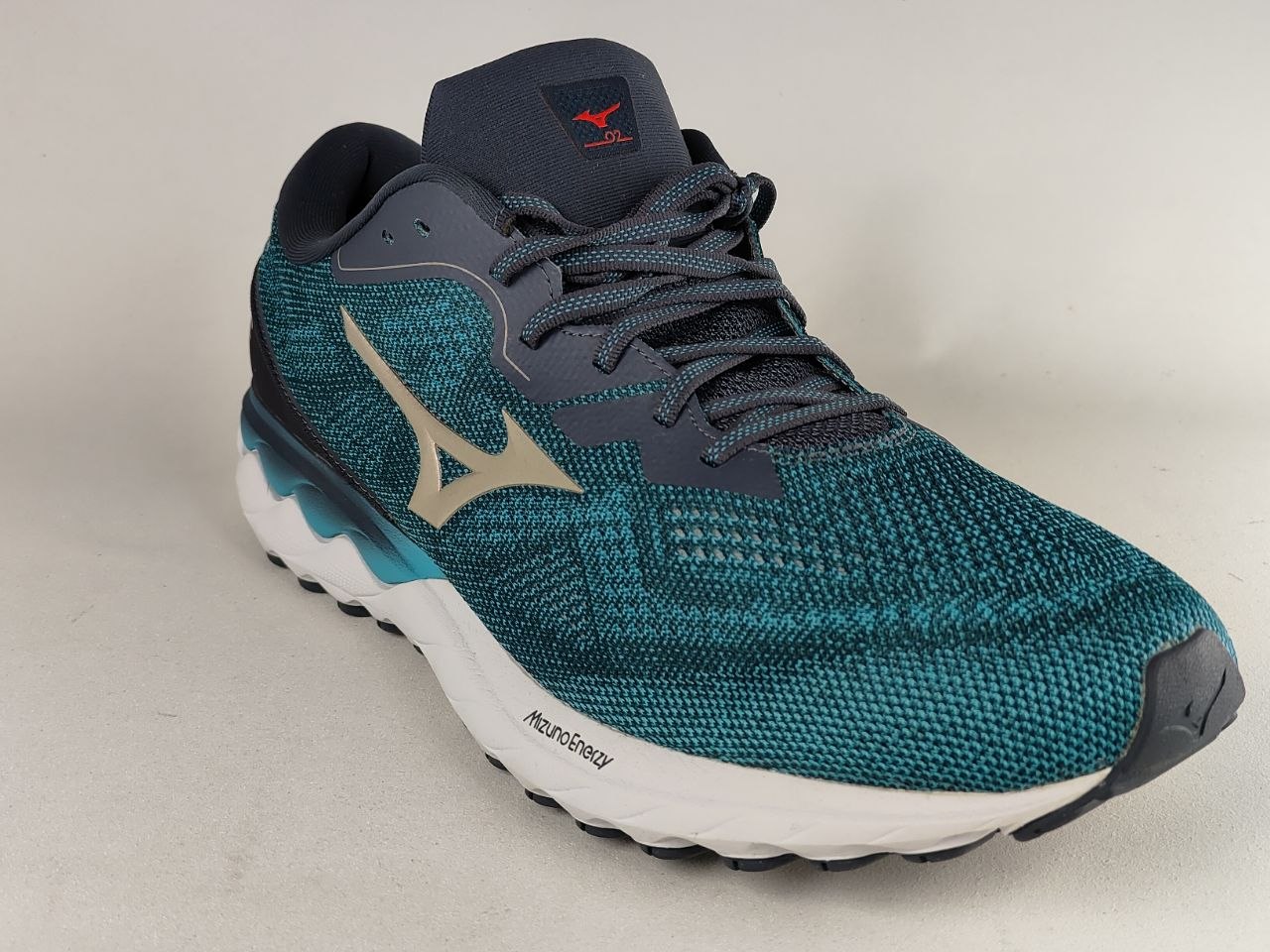 Mizuno Wave Skyrise 2 Men's Running Shoes – Deep Teal  White  Navy