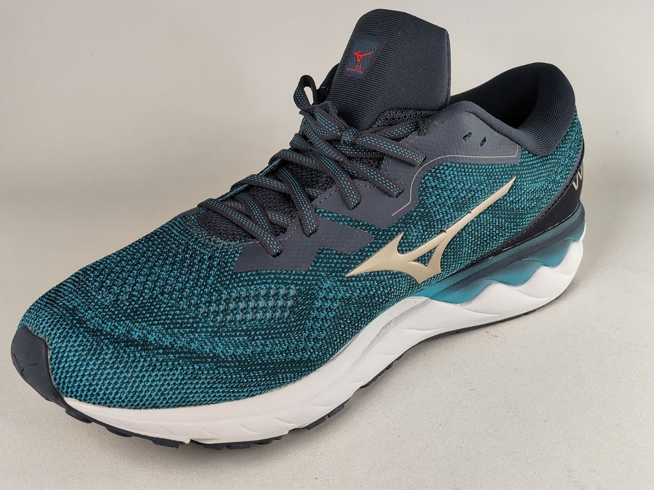 Mizuno Wave Skyrise 2 Men's Running Shoes – Deep Teal  White  Navy