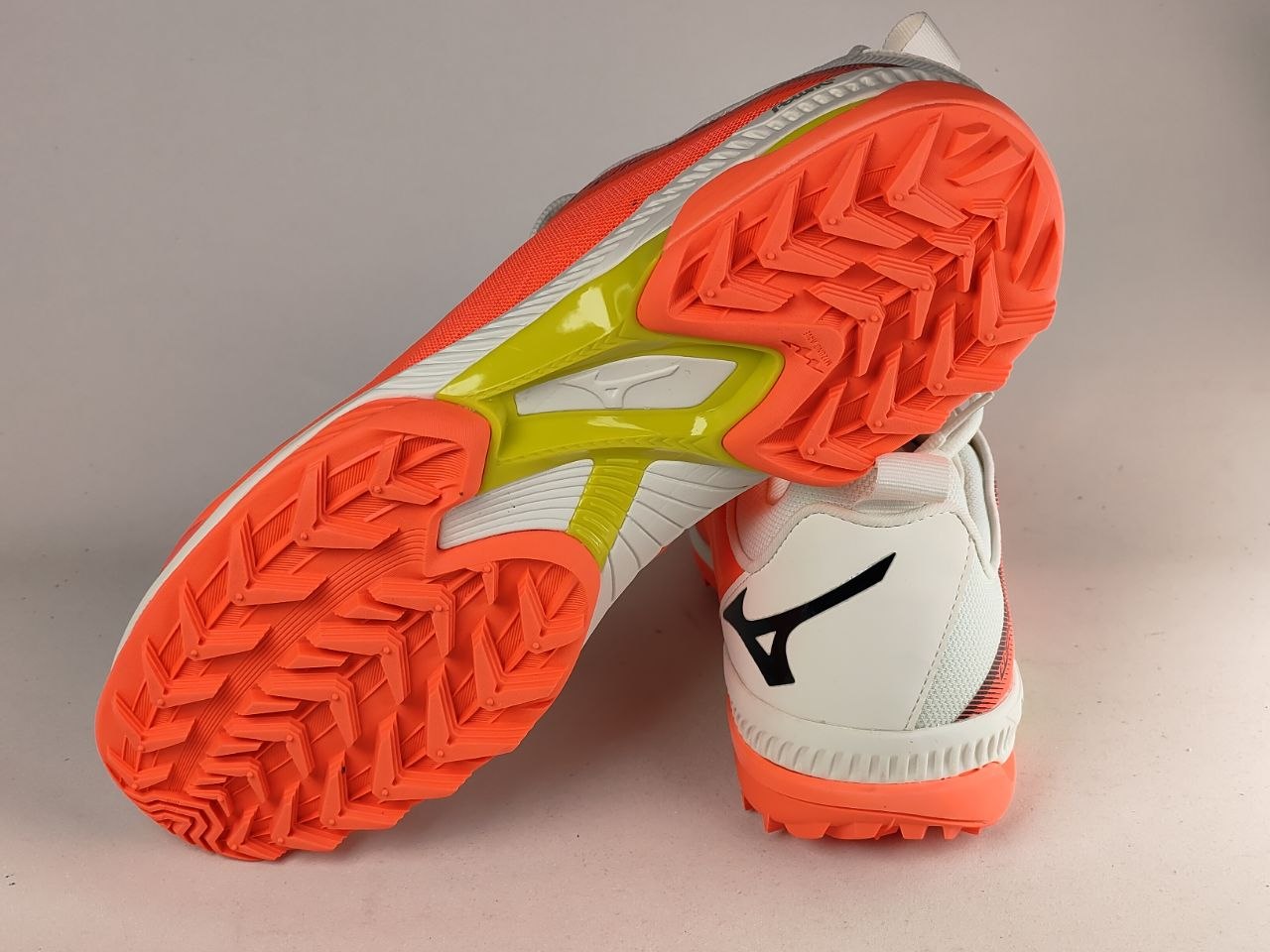 Mizuno Wave Panthera Field Hockey Shoes – Coral Red  White  Black