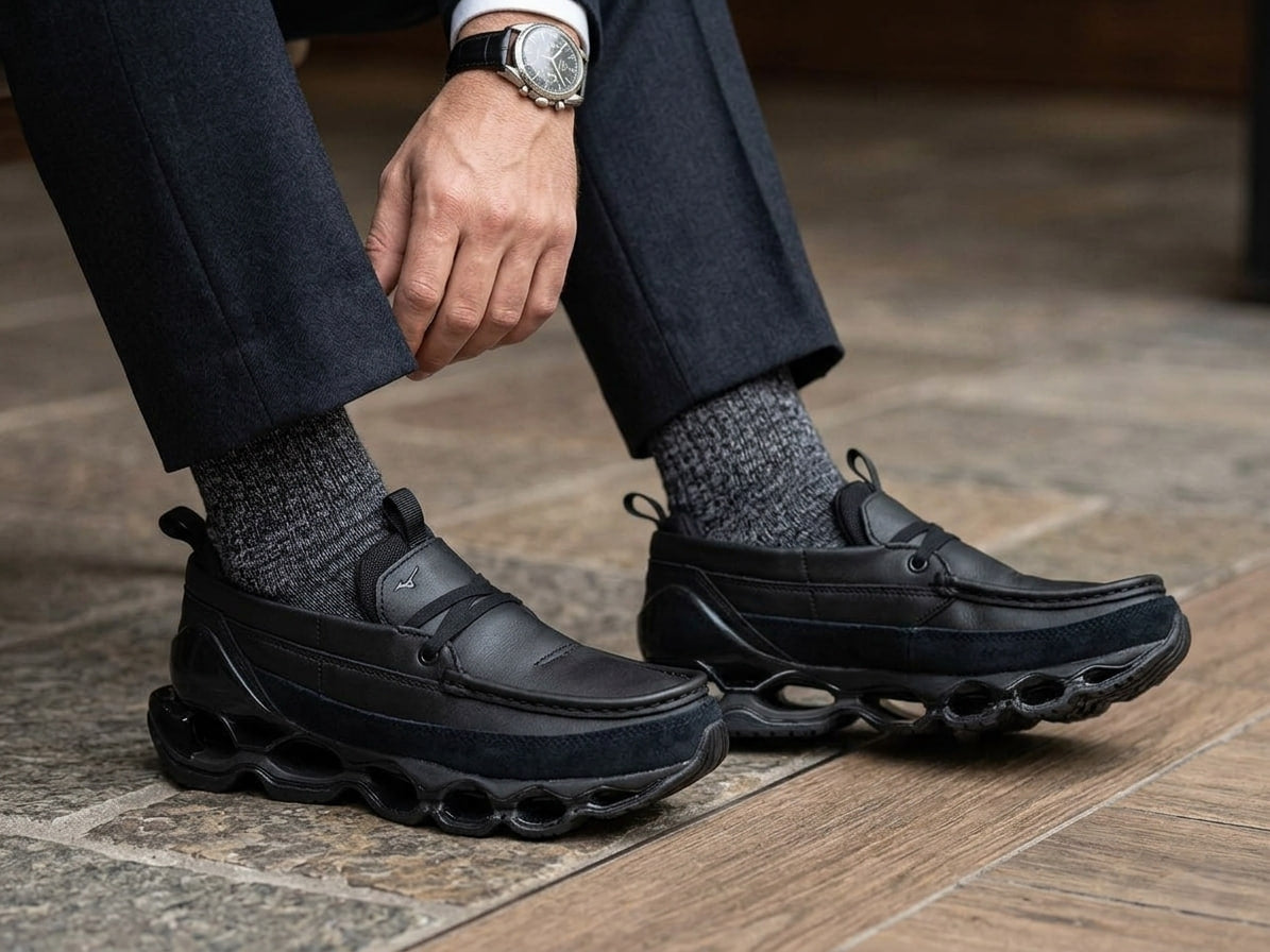 Mizuno Wave Prophecy Moc – Premium Leather Sneakers – Hollandkala