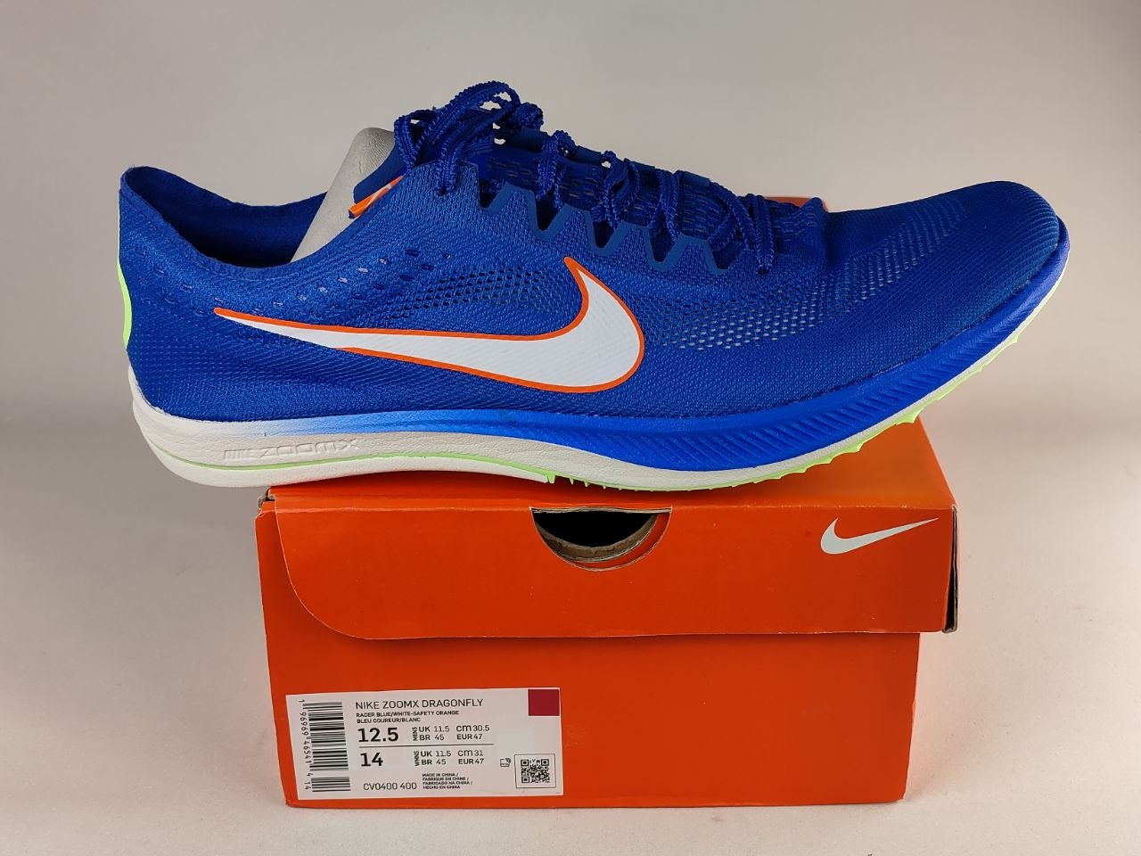 Nike ZoomX Dragonfly Racing Shoes Blue White