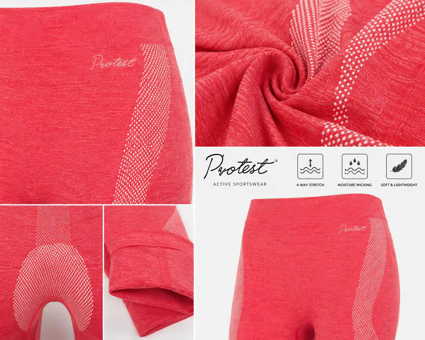 Protest Casey Thermo Pants Pink Melange Women's
