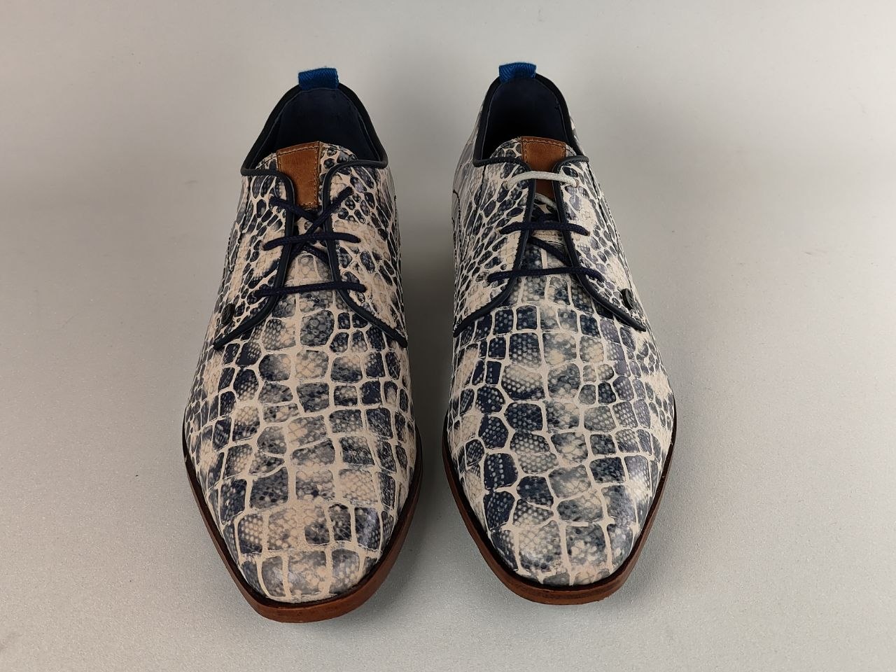 Rehab Greg Croco Print Leather Shoes