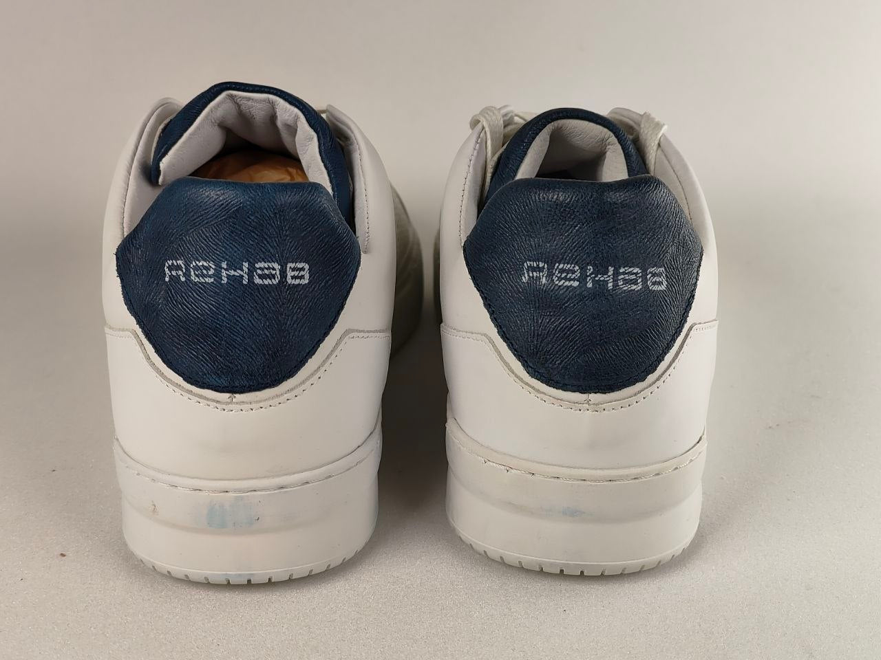 Rehab Nazar White Leather Sneakers