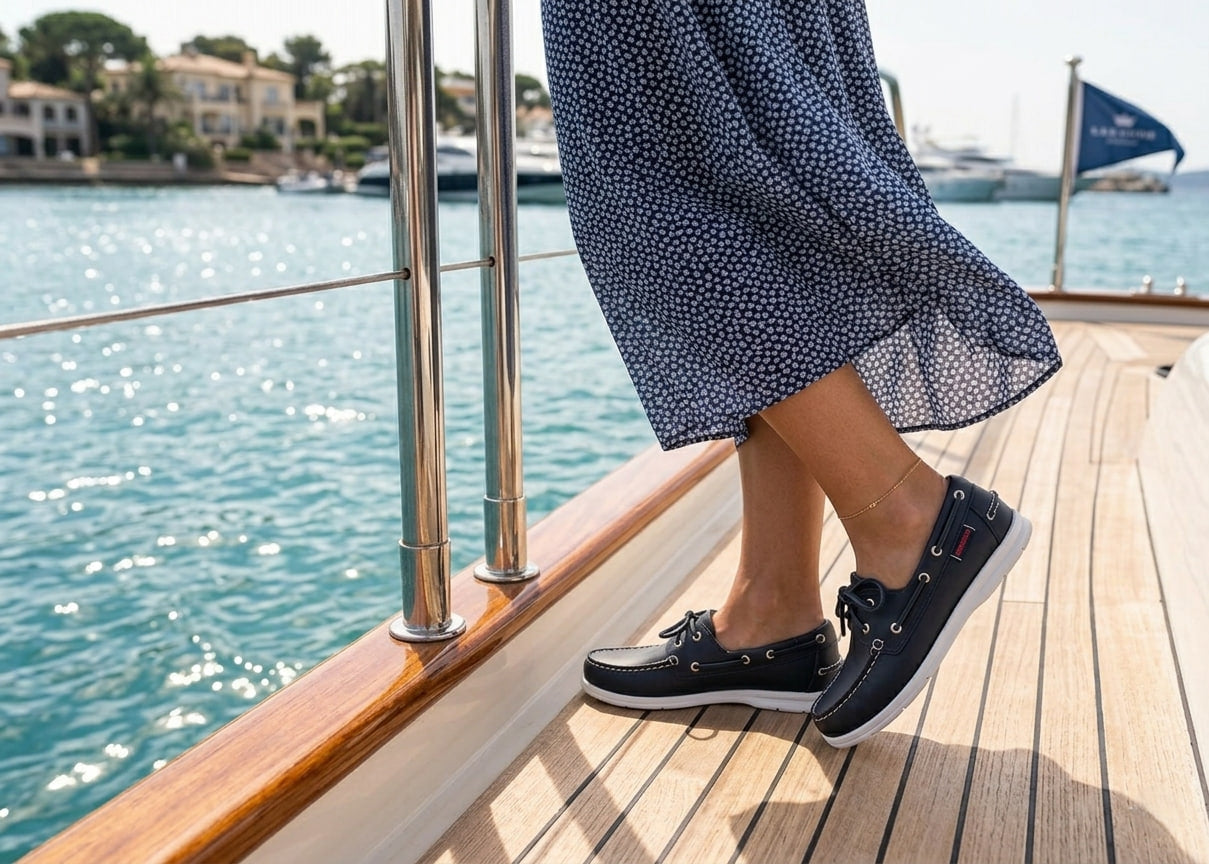 Sebago Litesite Two Eyes Navy Leather – Limited Edition