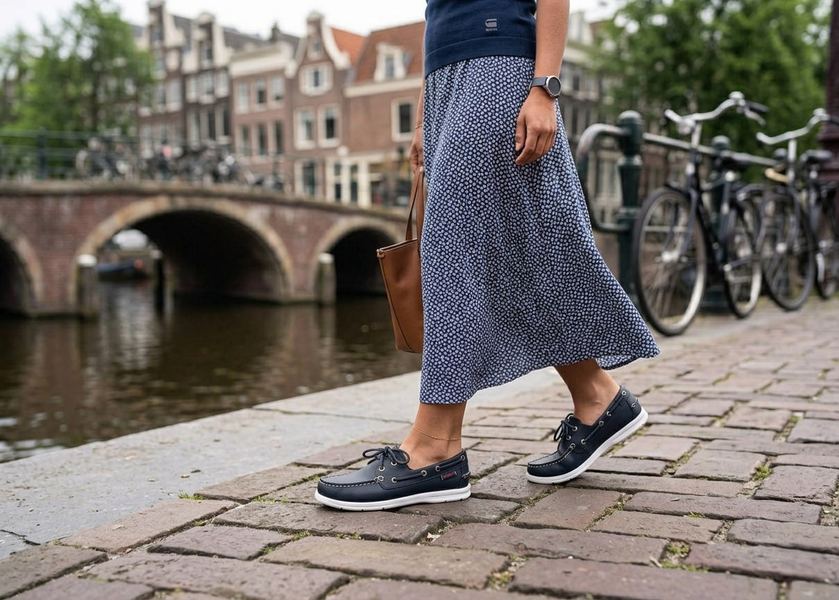 Sebago Litesite Two Eyes Navy Leather – Limited Edition