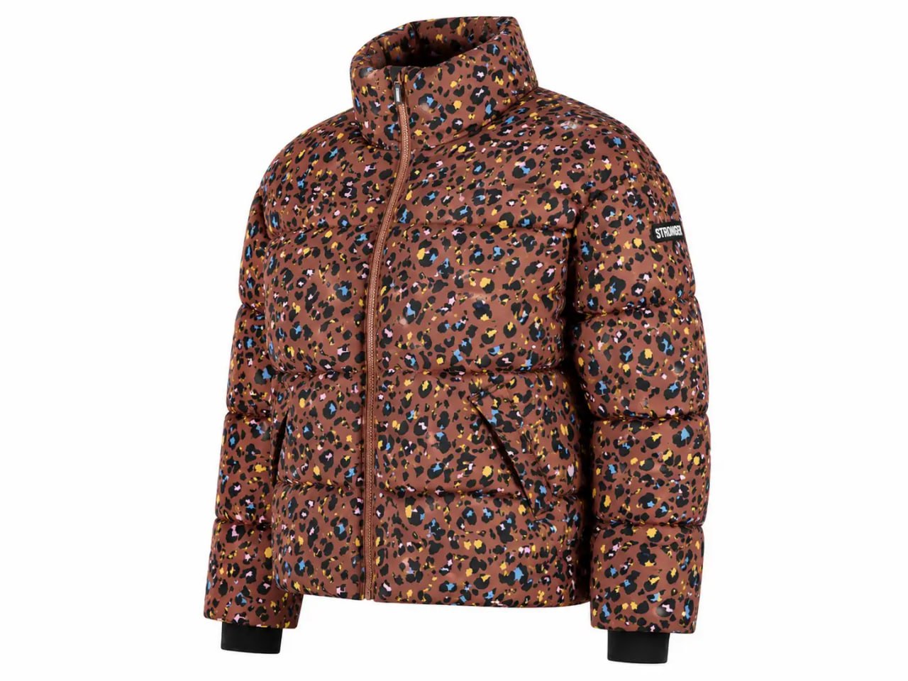 Patterned Stronger heat short jacket on a white background