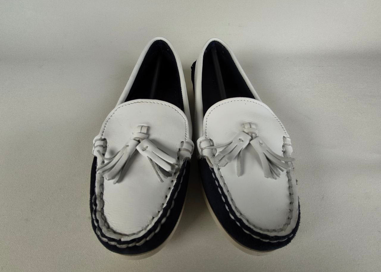 Sebago Janet – Women's Navy White Suede & Leather Shoe