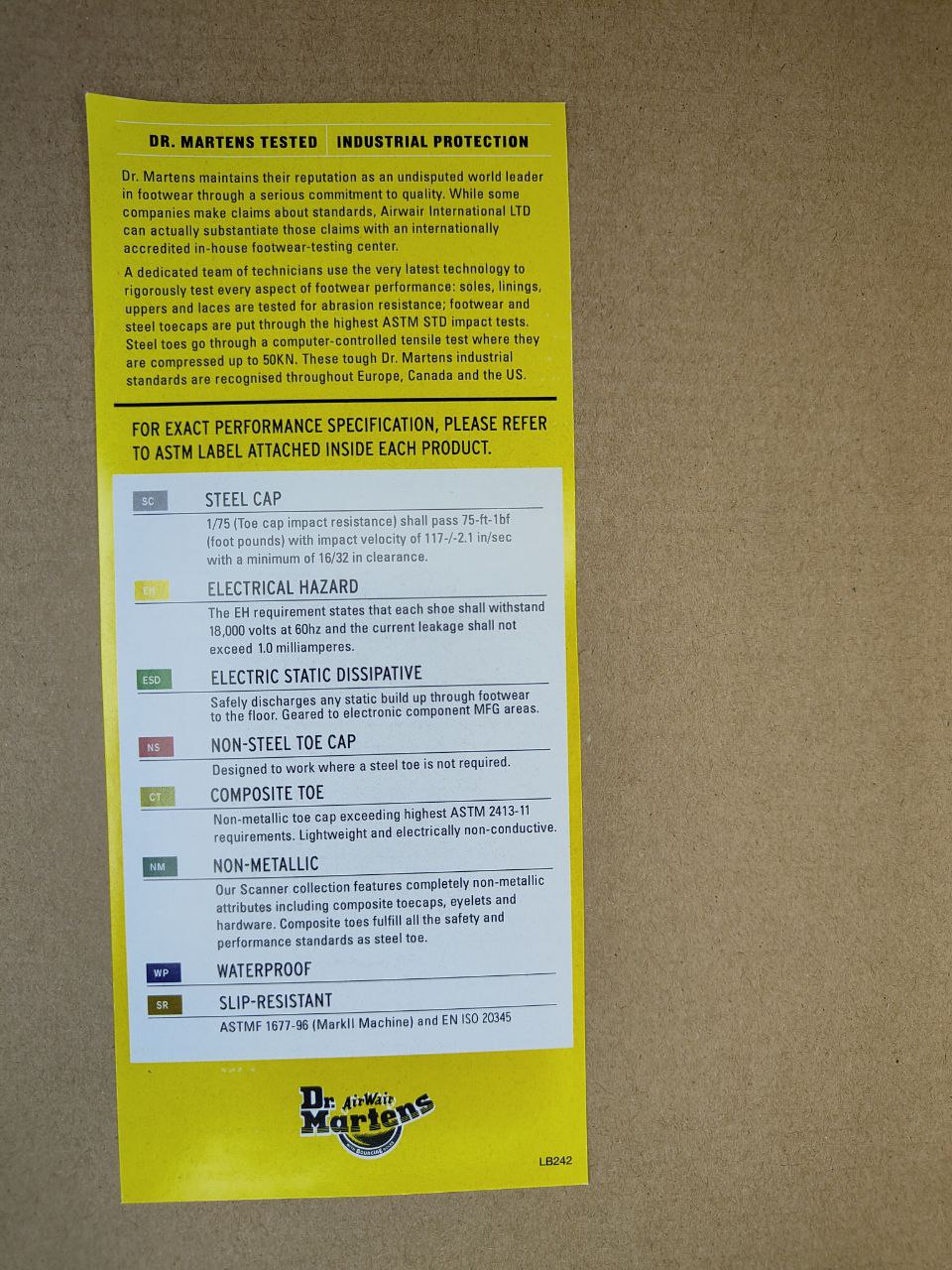 Dr. Martens Industrial Safety Shoes CALAMUSLOS1P