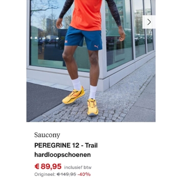کفش رانینک ساکونی مدل Saucony PEREGRINE 12