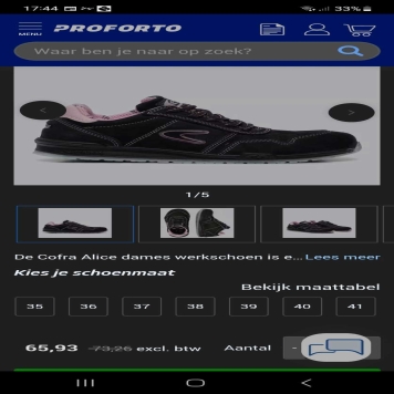 کفش کار هلندی – COFRA - SIXTON - PANTER