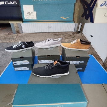 پکیج کفش کتانی برندهای آدیداس، جئوکس، پوما، پولو، لاکوسته، جی استار، تمبرلند، جک اند جونز