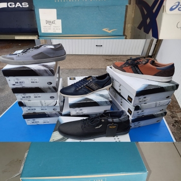 پکیج کفش کتانی برندهای آدیداس، جئوکس، پوما، پولو، لاکوسته، جی استار، تمبرلند، جک اند جونز