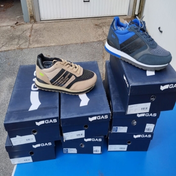 پکیج کفش کتانی برندهای آدیداس، جئوکس، پوما، پولو، لاکوسته، جی استار، تمبرلند، جک اند جونز